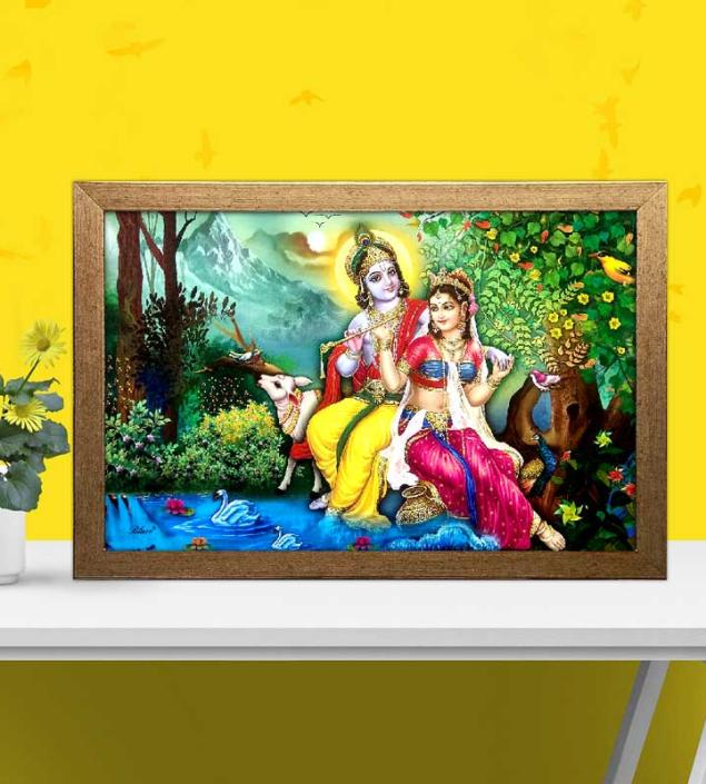 Radha-Krishna Art Frame