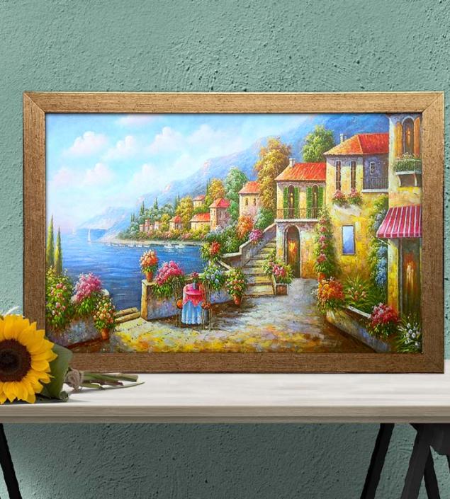 Coastal City Art Frame