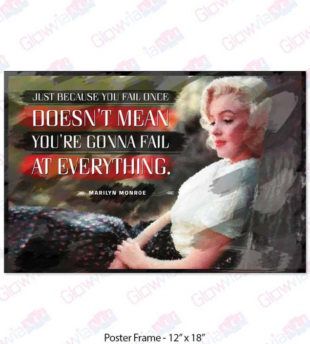 Marilyn Monroe- Just Because You Fail