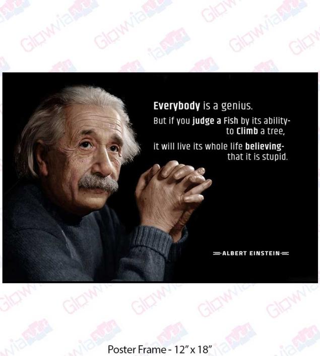 Albert Einstein- Everybody is a Genius