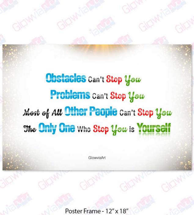 Quotes- Obstacles Cant Stop You