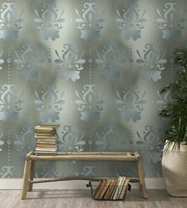 Blond Motif Wall Mural