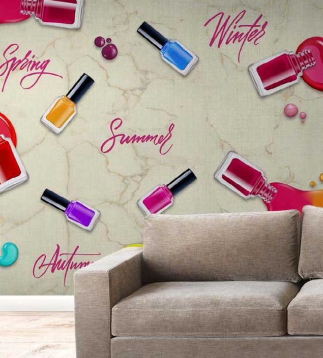 Makeup Products Wall Mural