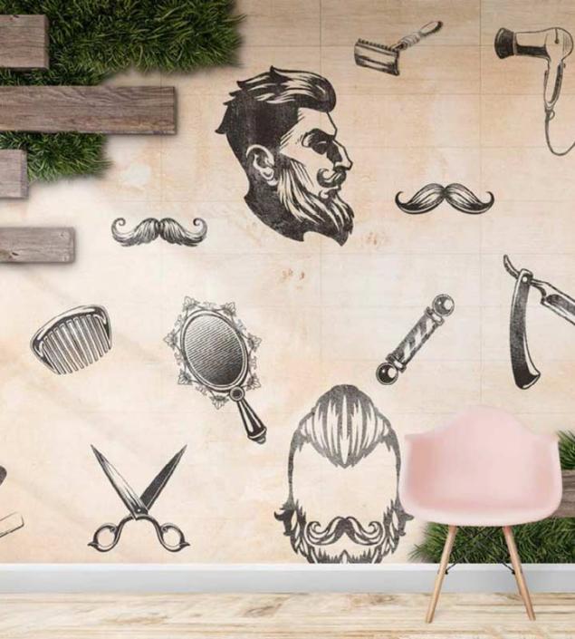 Salon Wall Mural