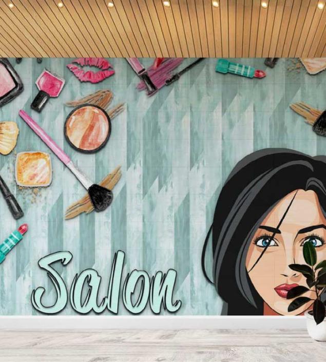 Ladies Salon Wall Mural