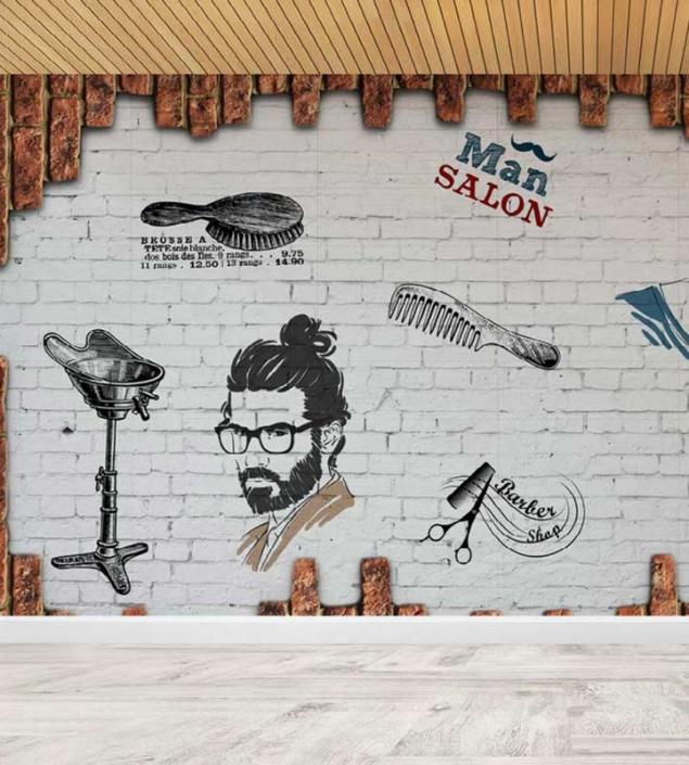 Men's Barber Shop Wallpaper