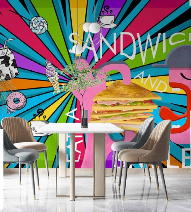 Sandwich Restaurant Wallpaper