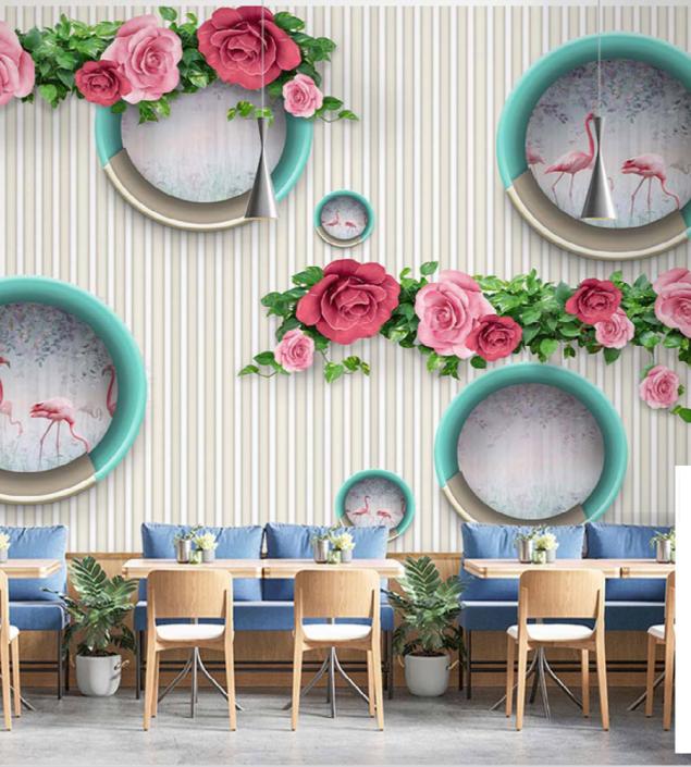 Restaurant Wall Mural