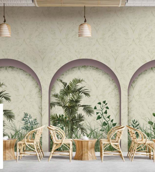 Beautiful Plants Gallery Mural