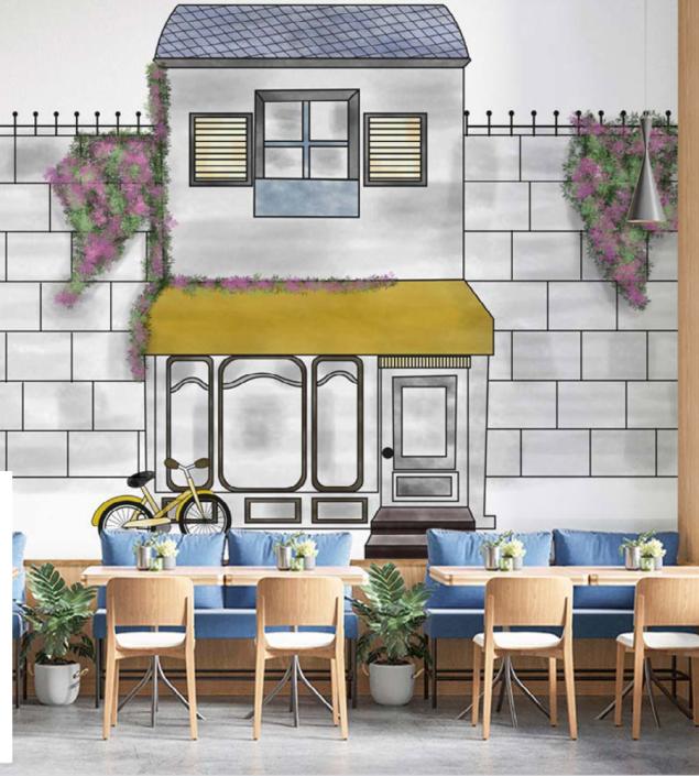 Shop View Wall Mural
