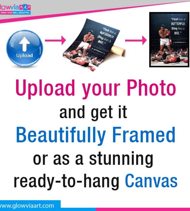 Upload your Photo & Get it in Complete Frame or Canvas