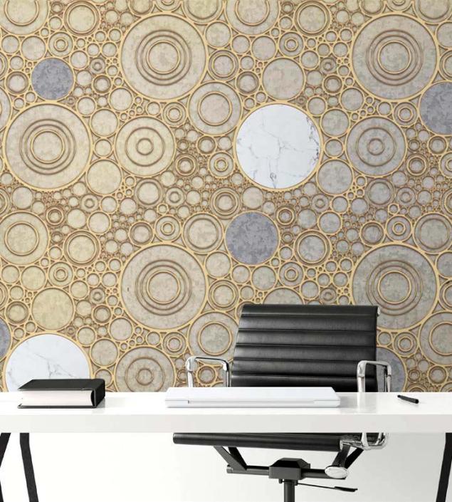 Circle Design Wall Mural