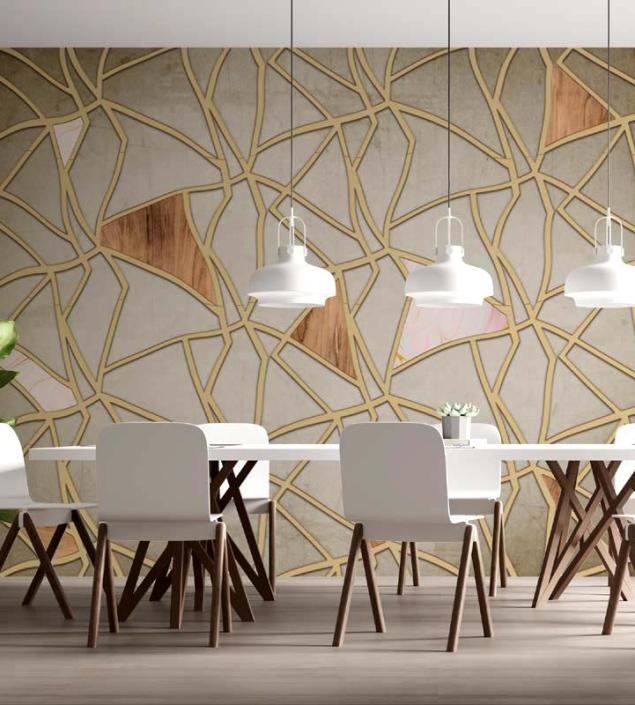 Stripe Design Wall Mural