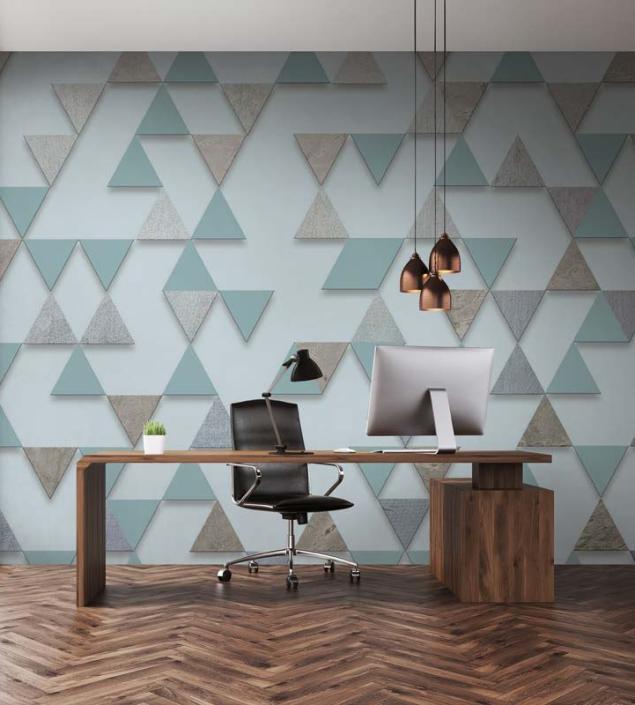 Triangle Design Wall Mural