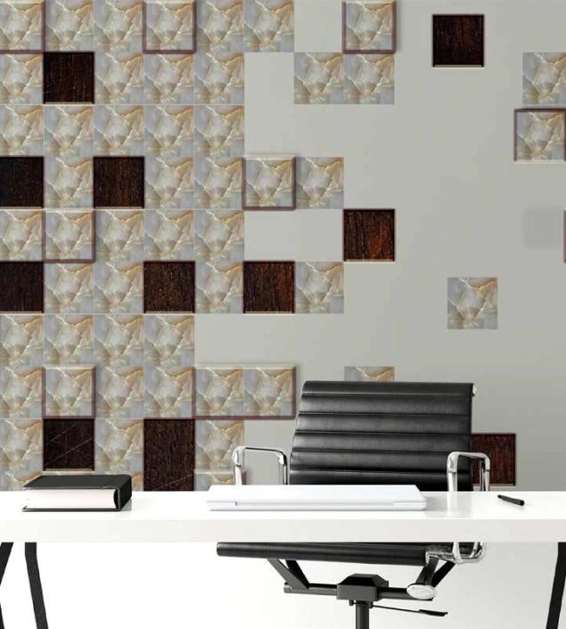Tiles Boxes Design Wallpaper