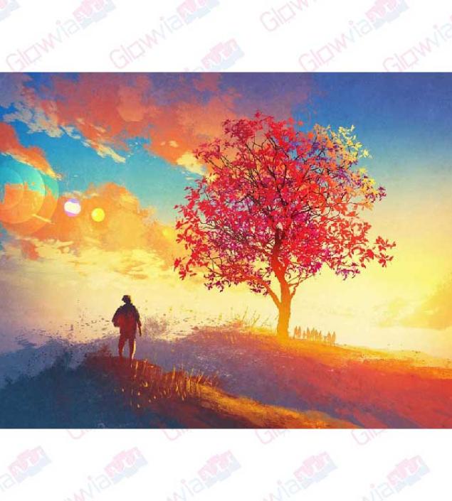 Mountain Tree Canvas