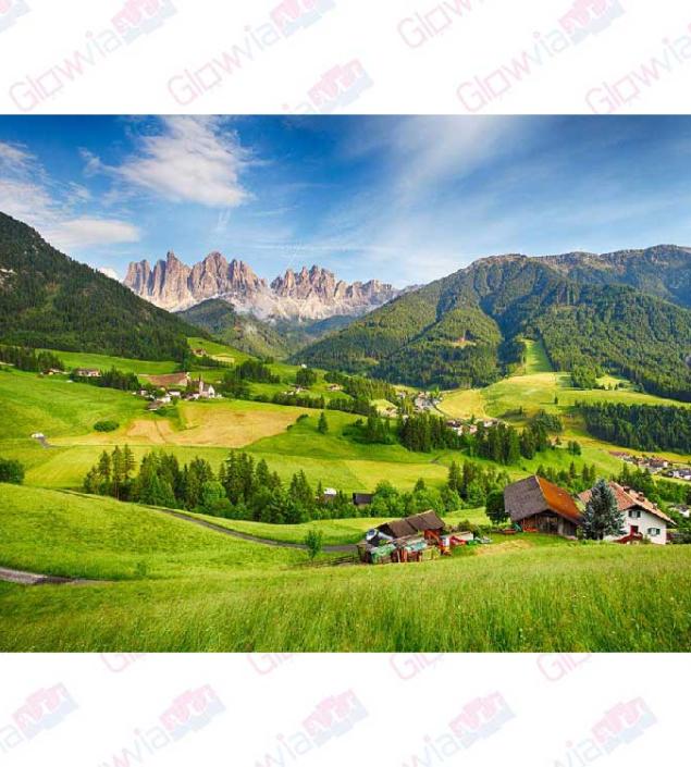 Hill Station View Canvas Frame