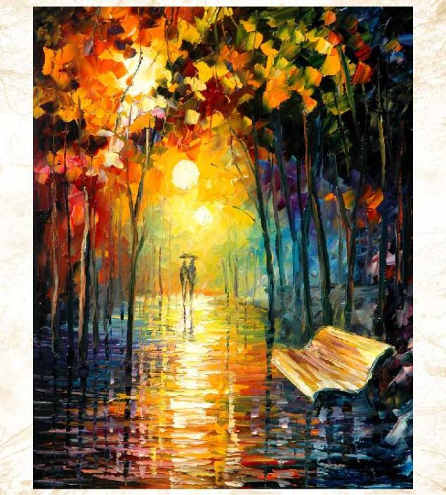 Evening Couple Art Canvas