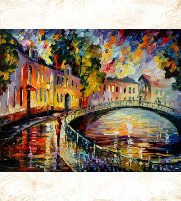 River Bridge Art Canvas