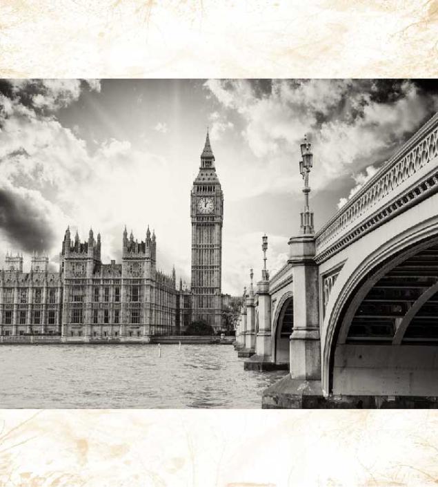 London View Canvas Frame