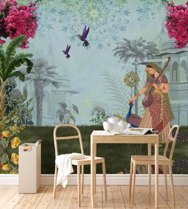 Indian Culture Art Wall Murals