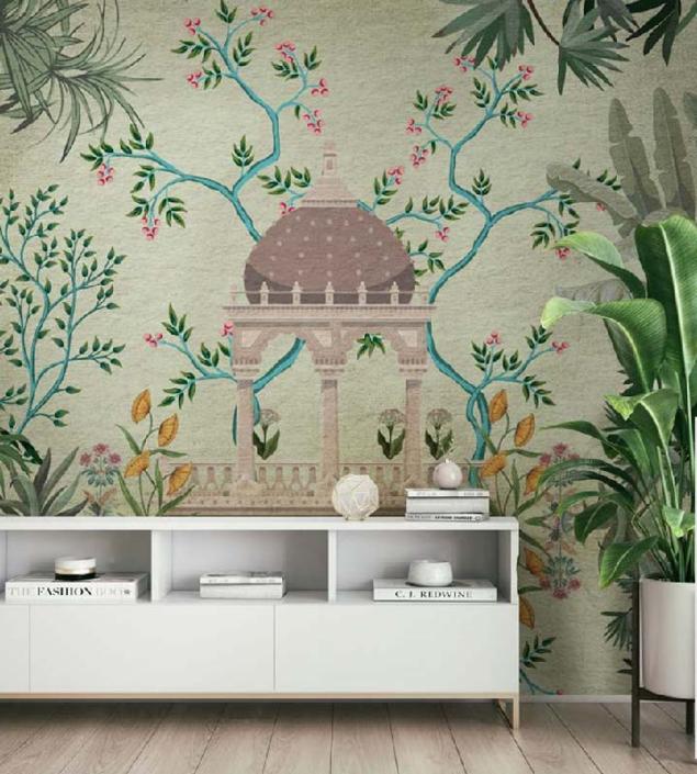 Mughal Garden Wall Art Mural