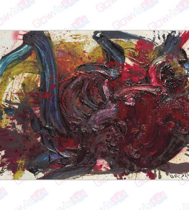 Brush Art Canvas Frame