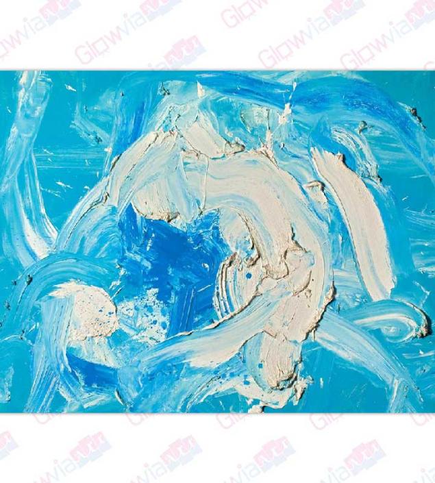 Abstract Brushing Art Canvas
