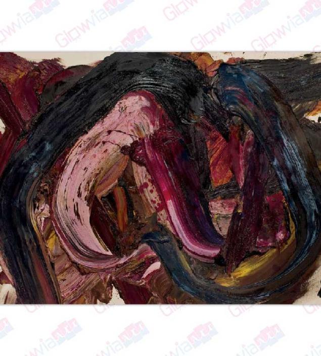 Abstract Brush Art Canvas