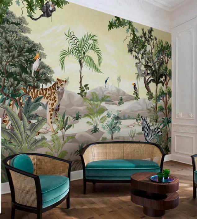 Animals in the Jungle Wallpaper