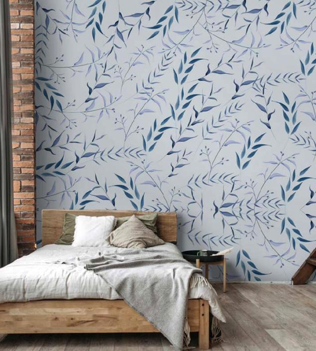 Leaves Design Customized Wall Mural