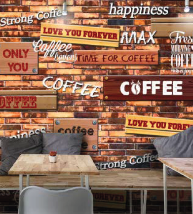 Cafe Coffee Wall Mural