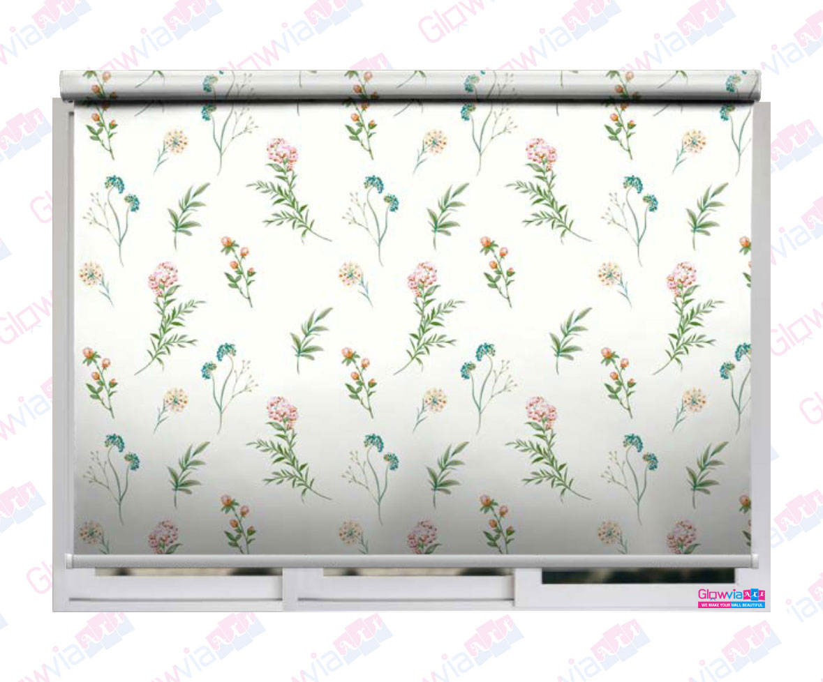 Multi flowers Design Blind