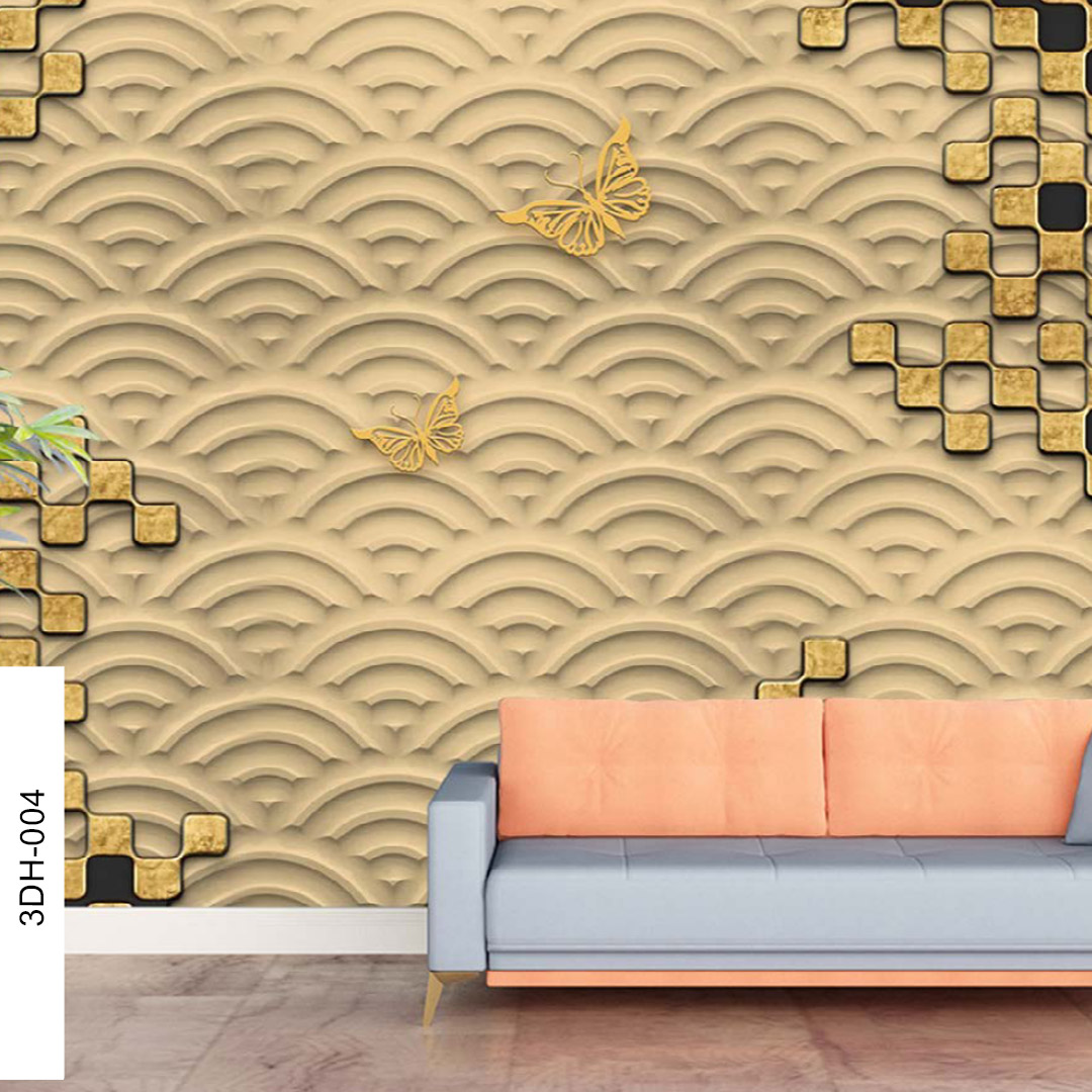 Rounded Pattern Mural