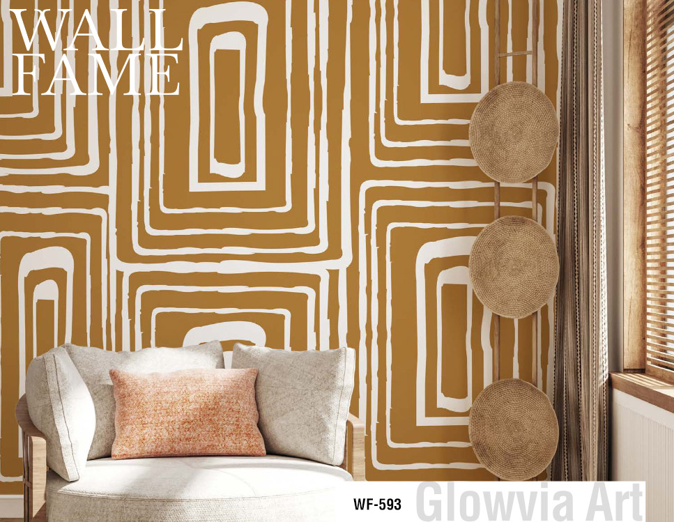 Abstract Line Wall Mural