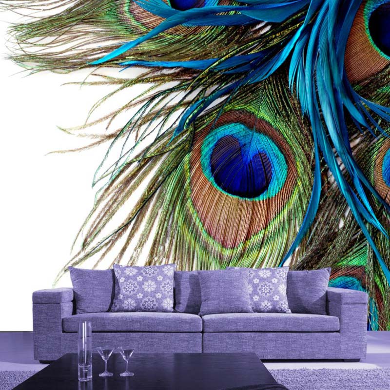 Peacock Feather Mural