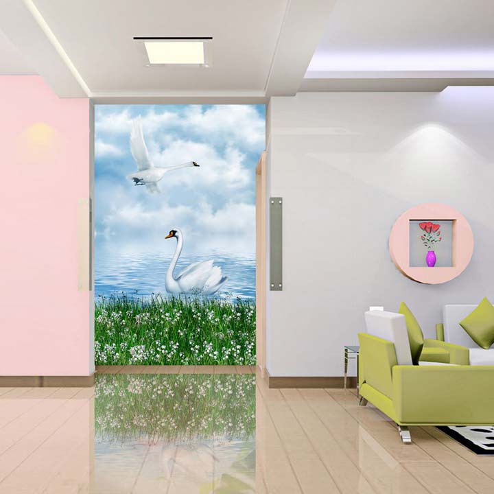 Swan Wall Mural