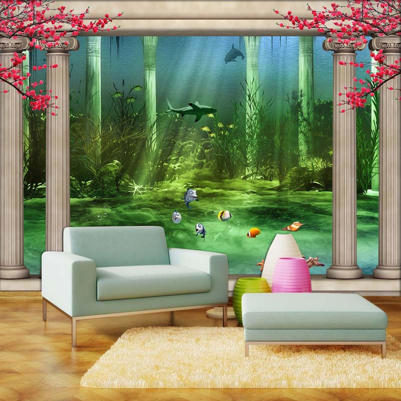 Aquarium Palace Mural