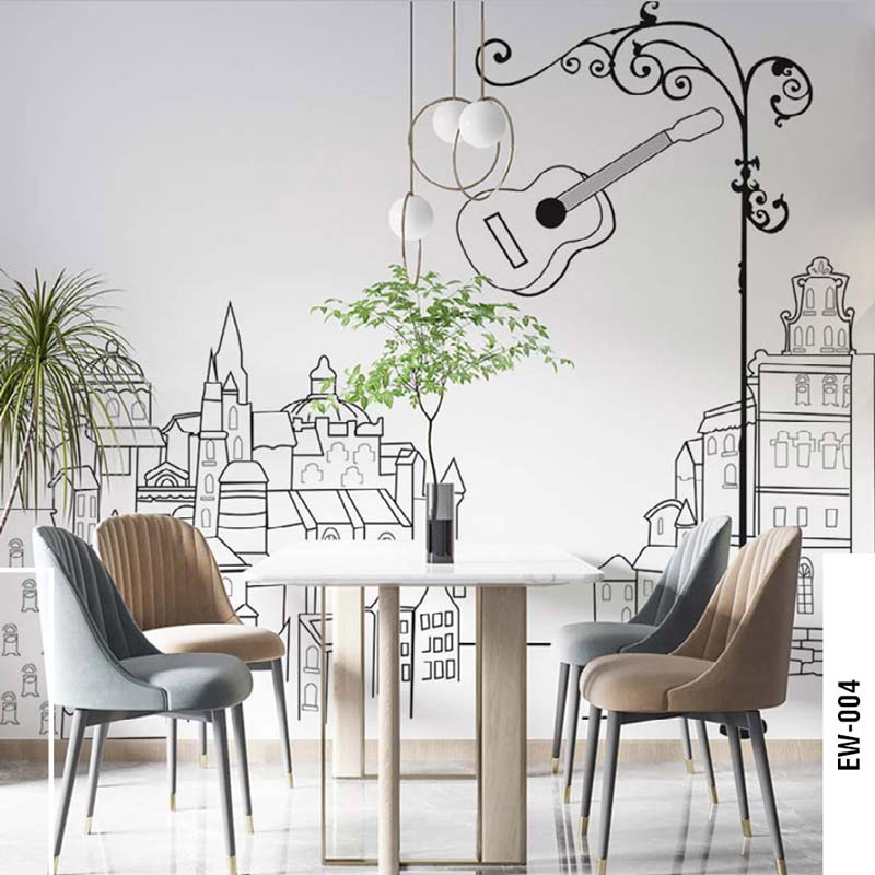 City Line Wall Mural