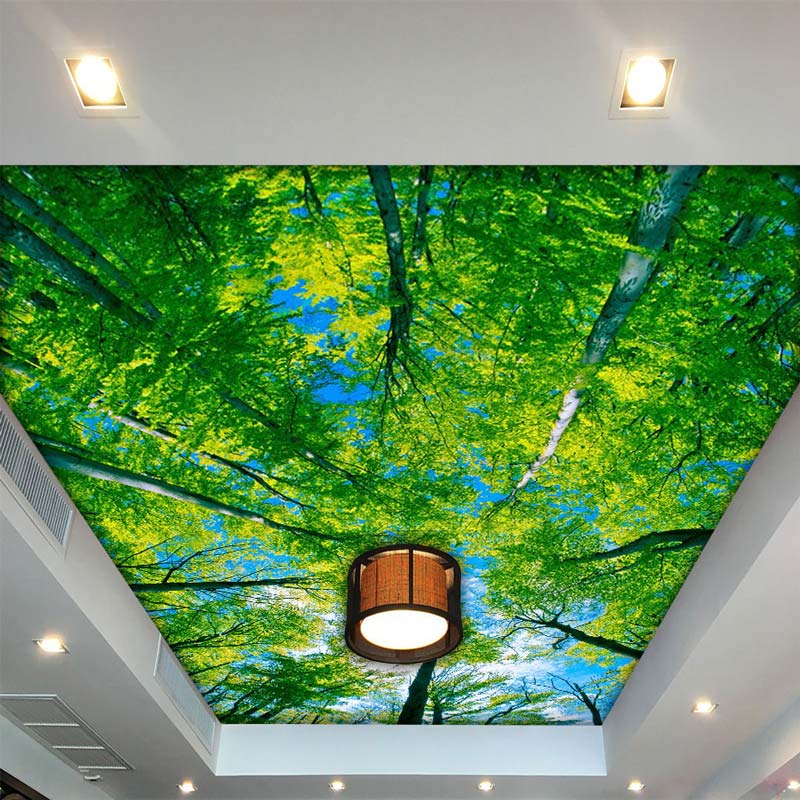 Trees Ceiling Mural