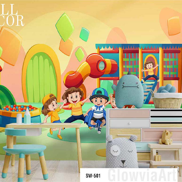 Kids Playhouse Mural
