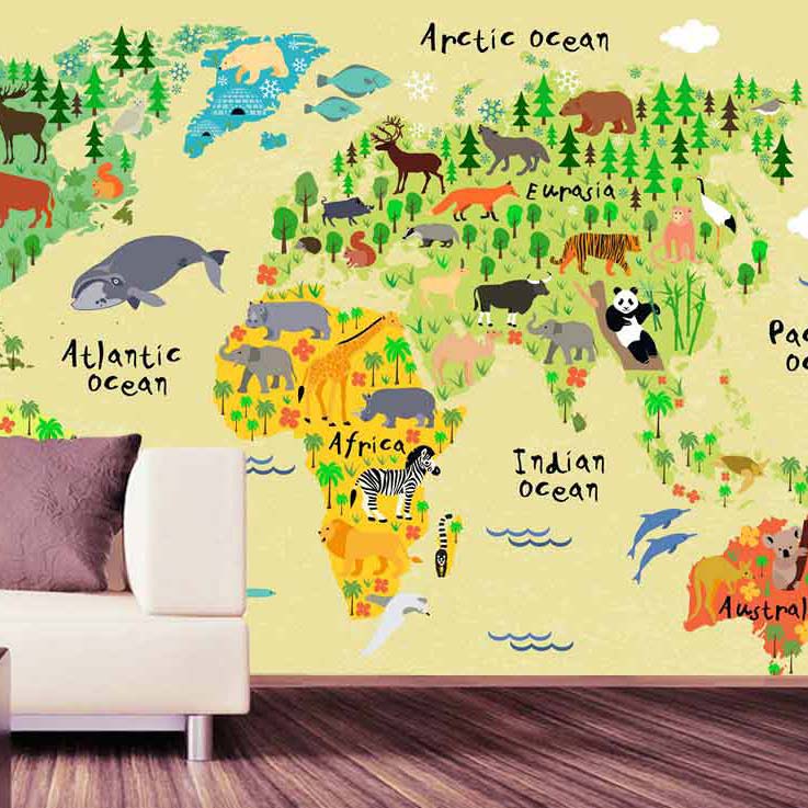 Animal World Map