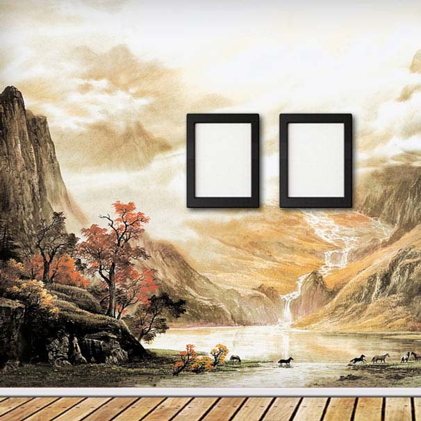 Mountain Scenery Mural