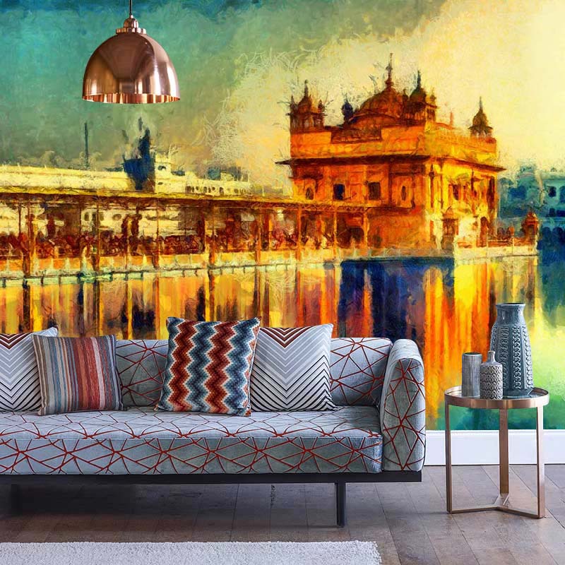 Golden Temple Wall Mural
