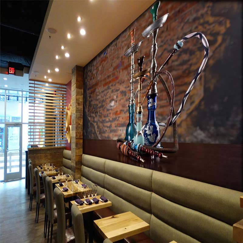 Hukka Bar Wall Mural