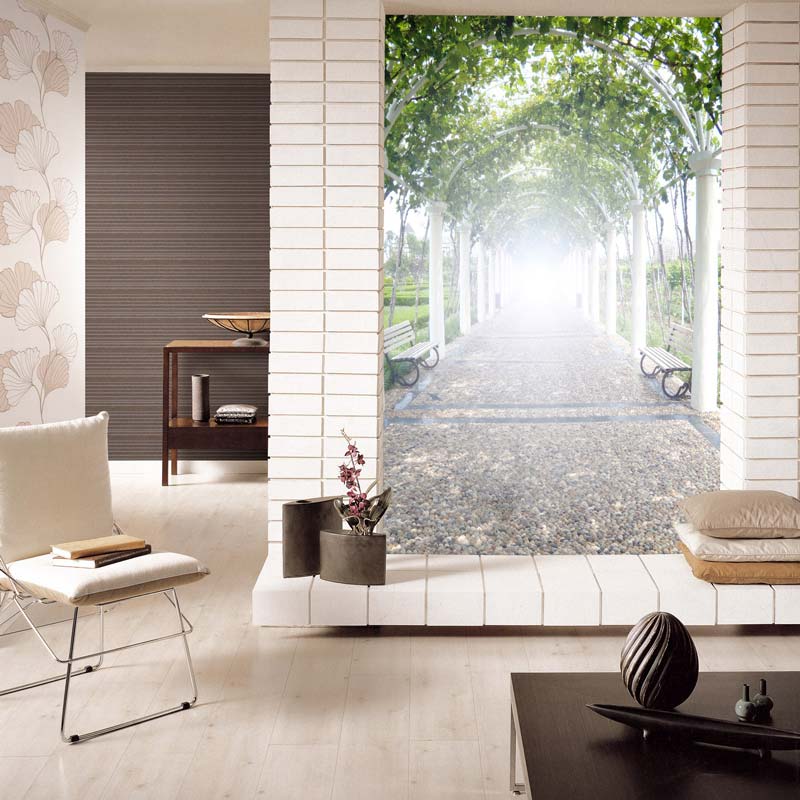 Garden View Wallpaper