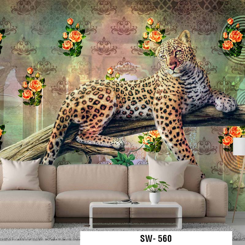 Leopard Resting on a Tree