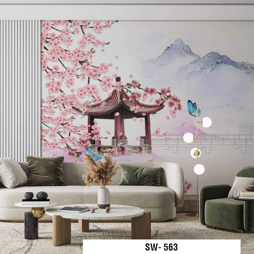 Mountain Hut Wall Mural