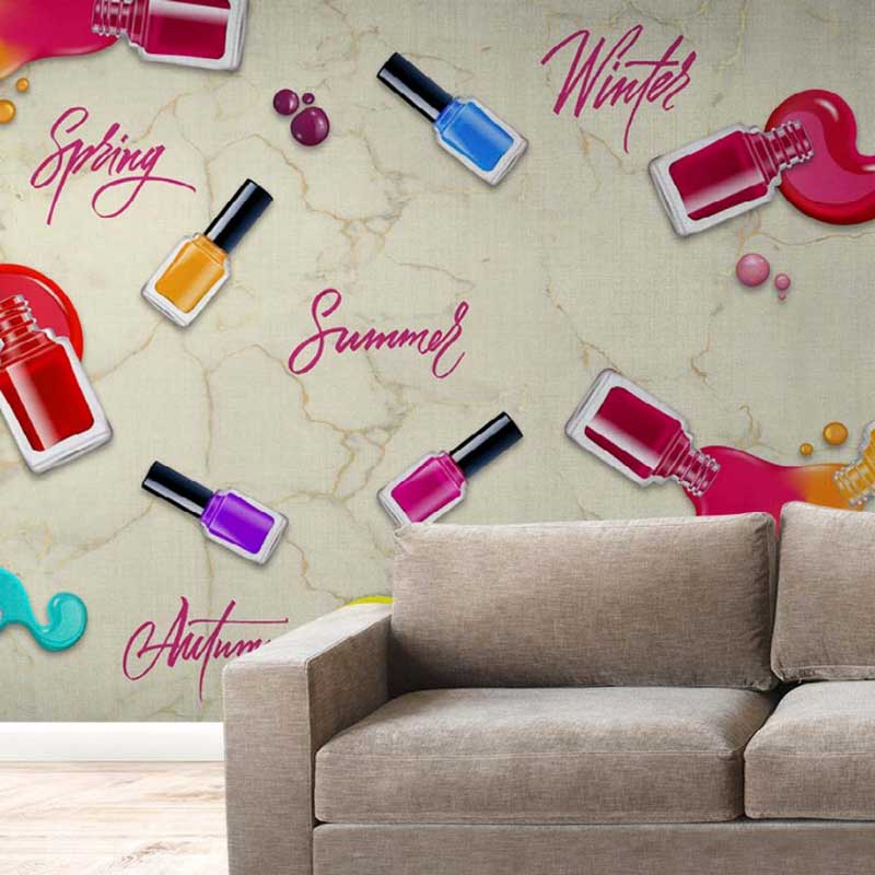 Makeup Products Wall Mural