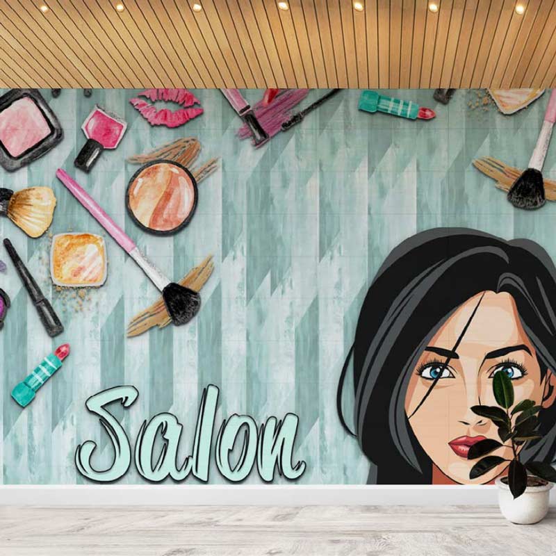Ladies Salon Wall Mural